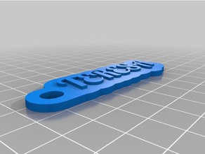 teresa Schlüsselanhänger kundengebundene 3d print model - Mito3D