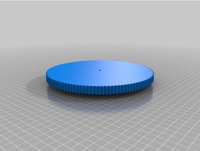 my customized parametric pulley - lots tooth profiles 3d printer parts 3d print model - Mito3D