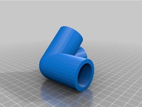 3 4 triangle pvc connector parts customized 3d print model - Mito3D