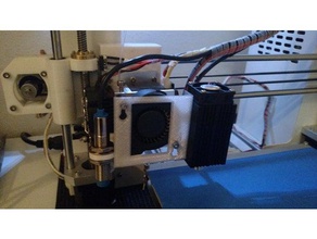 aurora a3 laser-mount 3d-Drucker Teile laser-Graveur mount 3d print model - Mito3D