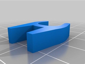flashforge soñador cama clip de 11mm Impresora 3d las piezas cristal 3d print model - Mito3D