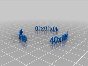 entretoise 40 10 L'imprimante 3d de pièces personnalisé 3d print model - Mito3D