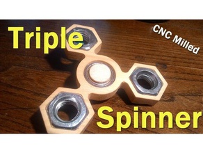basic spinner nuts gadgets fidget toy 3d print model - Mito3D
