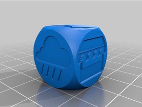 farma dice customized 3d print model - Mito3D