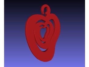 heart jewelry 3d print model - Mito3D