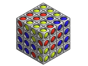 bola cubo bedlam cube puzzles 3d print model - Mito3D