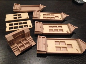 Jubiläumsausgabe von puerto rico Karten zetared Schiffe Spiele Brettspiel 3d print model - Mito3D