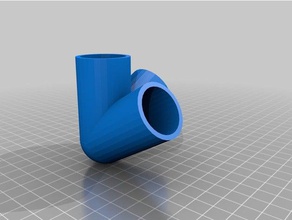 3 4 pvc triangle connector parts customized 3d print model - Mito3D