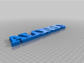 alonso heykeller özelleştirilmiş 3d print model - Mito3D
