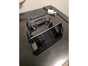 mavic pro small tablet holder r c vehicles dji 3d print model - Mito3D