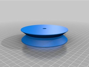 meine angepasste parametrische v-belt pulley roller gadgets kundengebundene 3d print model - Mito3D