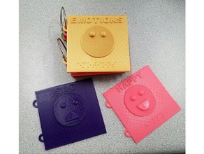 norton middle school emotions tactile picture book learning 3d print model - Mito3D