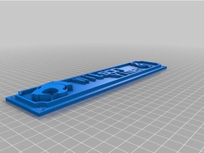 my customized custumizable nametag icons yimer office 3d print model - Mito3D