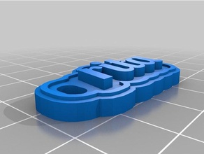 leonor i portachiavi su misura 3d print model - Mito3D