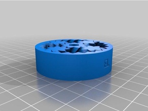 rolamento da engrenagem 4 tol partes personalizado 3d print model - Mito3D