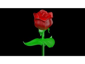 subiu presente namorada de rosa vermelha rosas valentine levantou o dia dos namorados presentes 3d print model - Mito3D