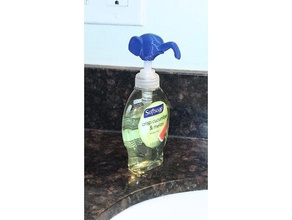 fil pınarı banyo sirk dumbo santizer sabun soap dispenser 3d print model - Mito3D