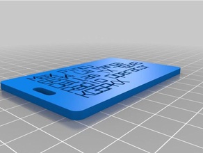 luggate tag organization customized 3d print model - Mito3D