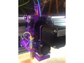 d-bot plus e3d titan extruder 3d printer extruders e3d-titan fan duct 3d print model - Mito3D