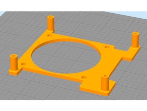 anet v10 & v11 mainboard cover 70mm fan 3d printer accessories a6 upgrade a8 holder mount 3d print model - Mito3D