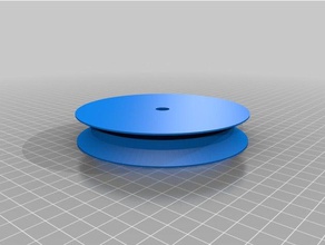 meine angepasste parametrische v-belt pulley roller gadgets kundengebundene 3d print model - Mito3D