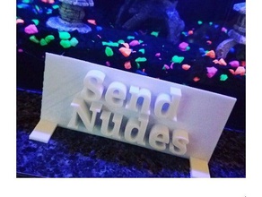send nudes meme 2d art memes 3d print model - Mito3D