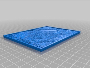 footprint 2d art customized 3d print model - Mito3D