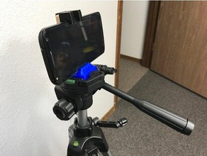 telefon-tographer kamera cep telefonu monte edin telefon akıllı sahibi tripod üçayak 3d print model - Mito3D