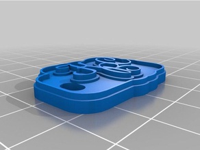 tasto fix i portachiavi su misura 3d print model - Mito3D