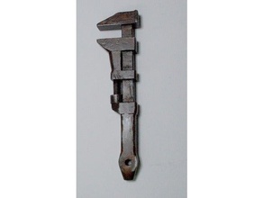 antica chiave a tubo oggetti di scena prop steampunk 3d print model - Mito3D