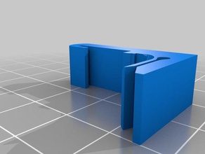 anki rails clip cardboard hobby defence fence longer overdrive rail tight 3d print model - Mito3D