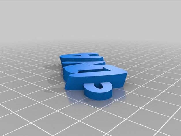 lina de porte-clés personnalisé 3D print model - Mito3D