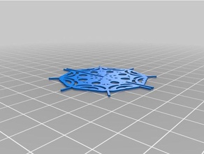 my customized cut paper snowflake decor 3d print model - Mito3D