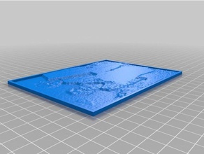 alan & merle burr 2d art customized 3d print model - Mito3D