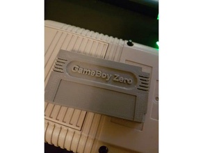 gameboy zero fittizio cartuccia l'elettronica cart la rapsberry pi sudomod 3d print model - Mito3D