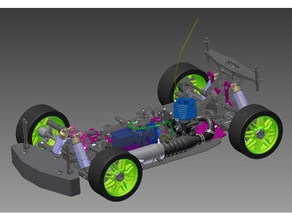 pieno di nitro rc auto 1 8 scala citro n xsara r c i veicoli Stampante 3d bobby 3d print model - Mito3D