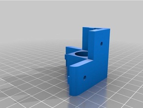 soporte de esquina trio 2020 tipo i 5 mm ranura partes perfil aluminio la extrusión 3d print model - Mito3D
