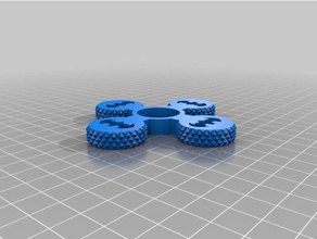 meu personalizados fidget spinners recortes mecânico de brinquedos personalizado 3d print model - Mito3D