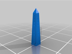 ahmed enas zeyd obelisk buildings & structures customized 3d print model - Mito3D