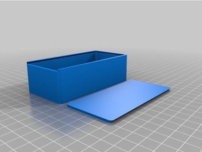 meu personalizados paramétrico arredondado deslizante da caixa superior recipientes personalizado 3d print model - Mito3D