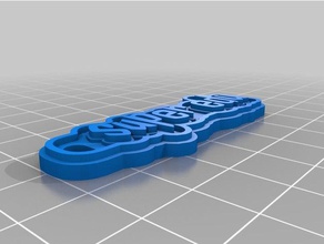 llavero edu Schlüsselanhänger kundengebundene 3d print model - Mito3D