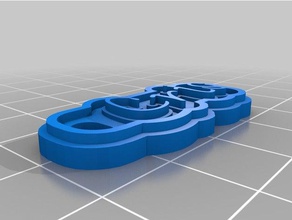 mi llavero Anahtarlık özelleştirilmiş 3d print model - Mito3D