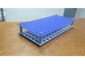perf-board-plus-Anschluss Spielzeug & Spiele - Anschluss perf perforierte Platte 3d print model - Mito3D