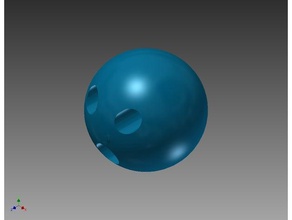 boule de bowling jouets & jeux 3d print model - Mito3D