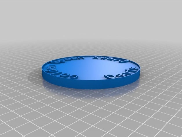 coin award coins & badges customized 3D print model - Mito3D