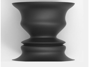 face à l'illusion du vase art les illustrations la bougie bougeoir porte-bougie expliquer de fleur pot fleurs vases ménage inexpliquée 3d print model - Mito3D