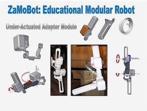 modular robot bajo accionadas módulos zamobot La impresión en 3d la dinámica compleja de control educativo educationalproject first robotics el robótica los robots educación stem 3d print model - Mito3D