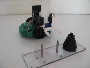 clark Roboterarm parallax-s3-Roboter Modell-Roboter 3d print model - Mito3D