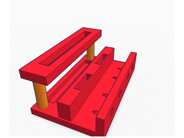 note titulaire porte-outils & boîtes 3D print model - Mito3D