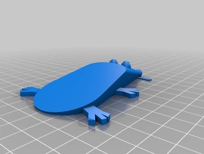 Tür-Maus Haustiere Tür parametric stopper 3d print model - Mito3D